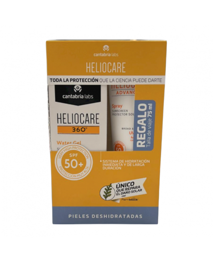 HELIOCARE PACK WATER GEL 50ML + ADVANCED SPRAY