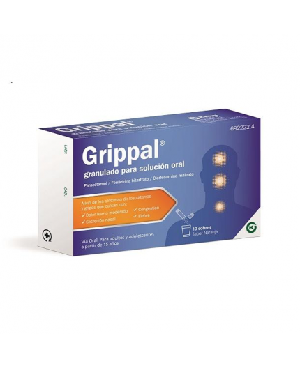 Grippal con fenilefrina granulado para solución oral