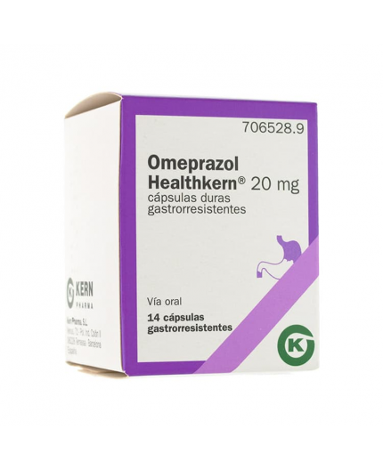 Omeprazol healthkern 20 mg cápsulas duras gastrorresistentes