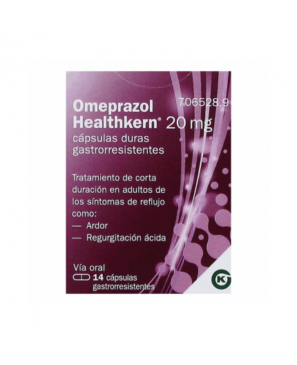 Omeprazol healthkern 20 mg 14 cápsulas frasco